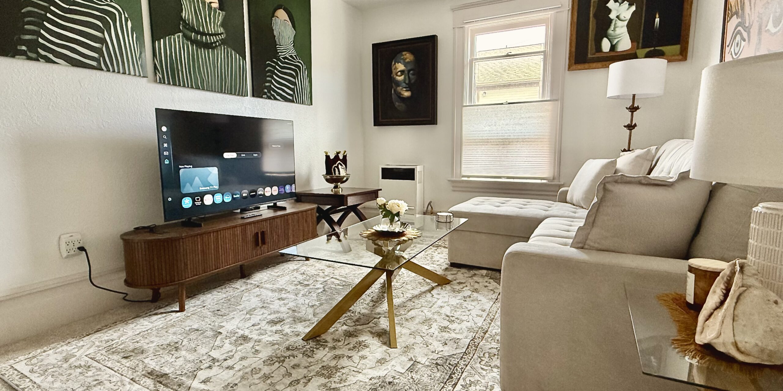 1- Living Room and Convertable Sofa